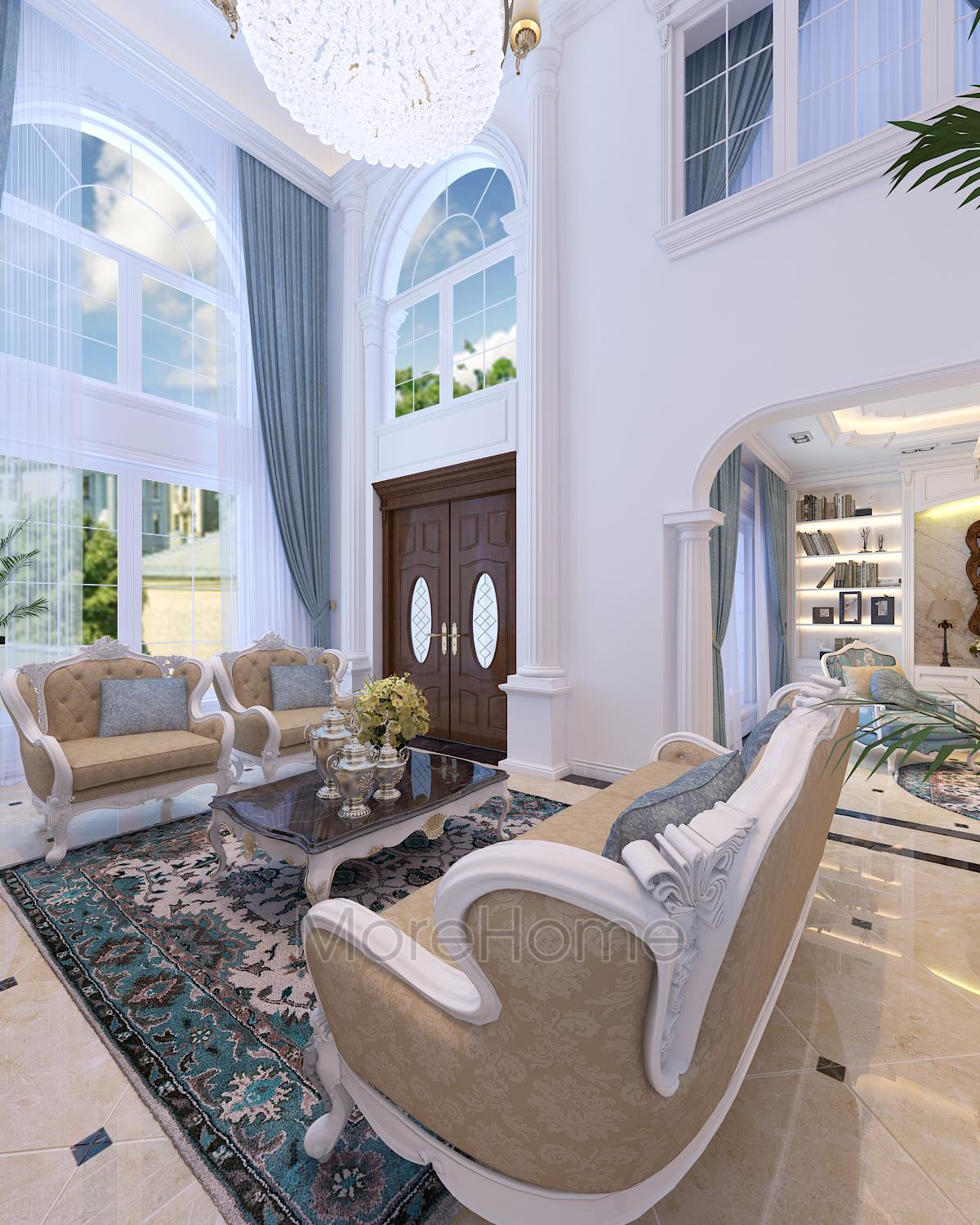 phong-khach-tan-co-dien